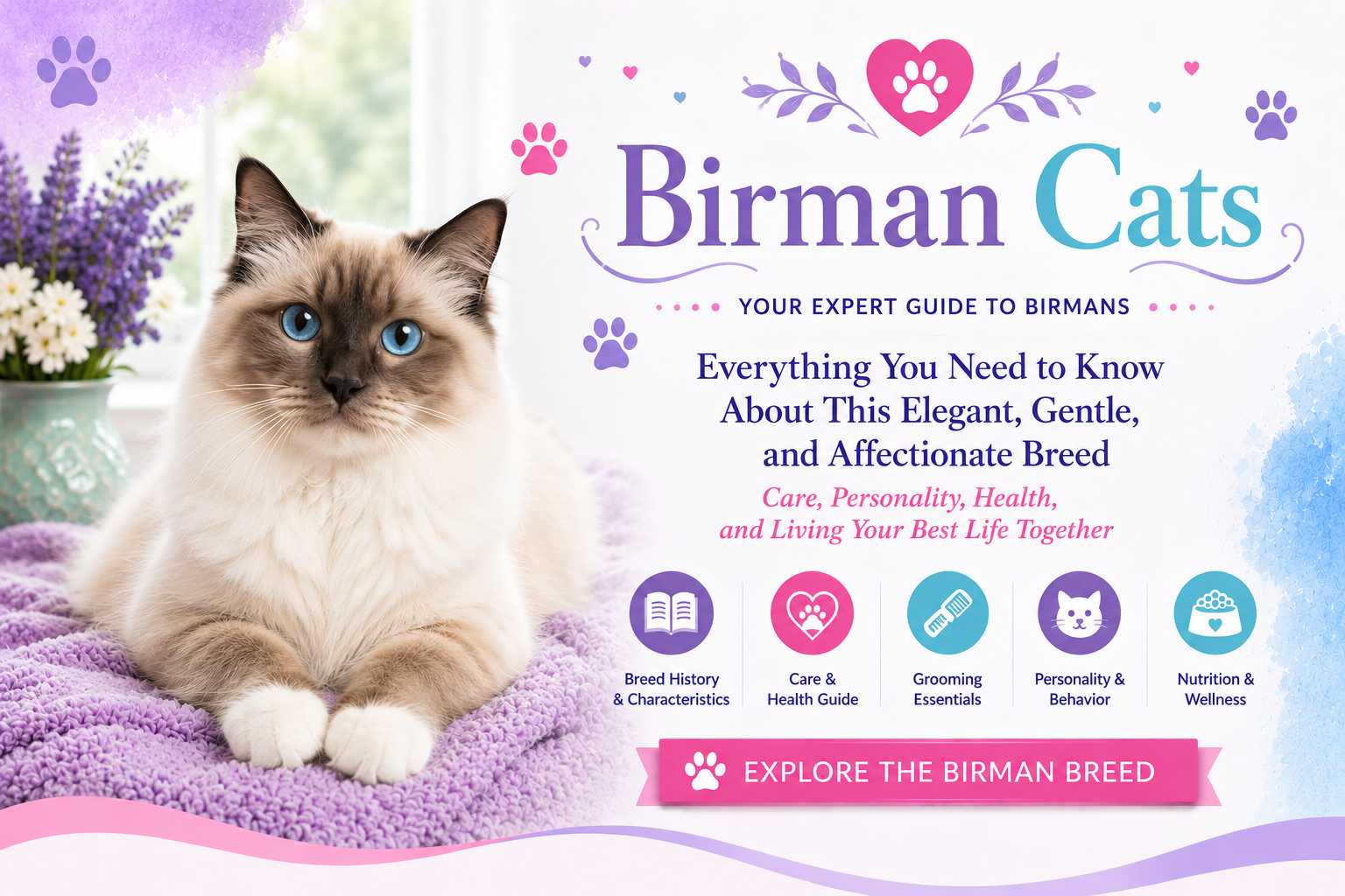 Birman cat breed guide hero image