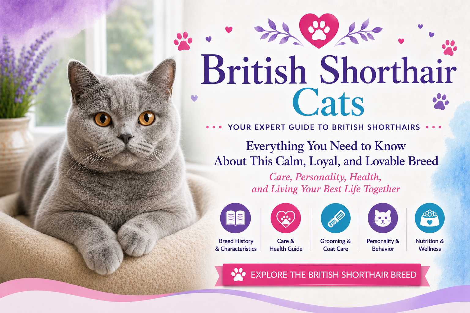 British Shorthair cat breed guide hero image
