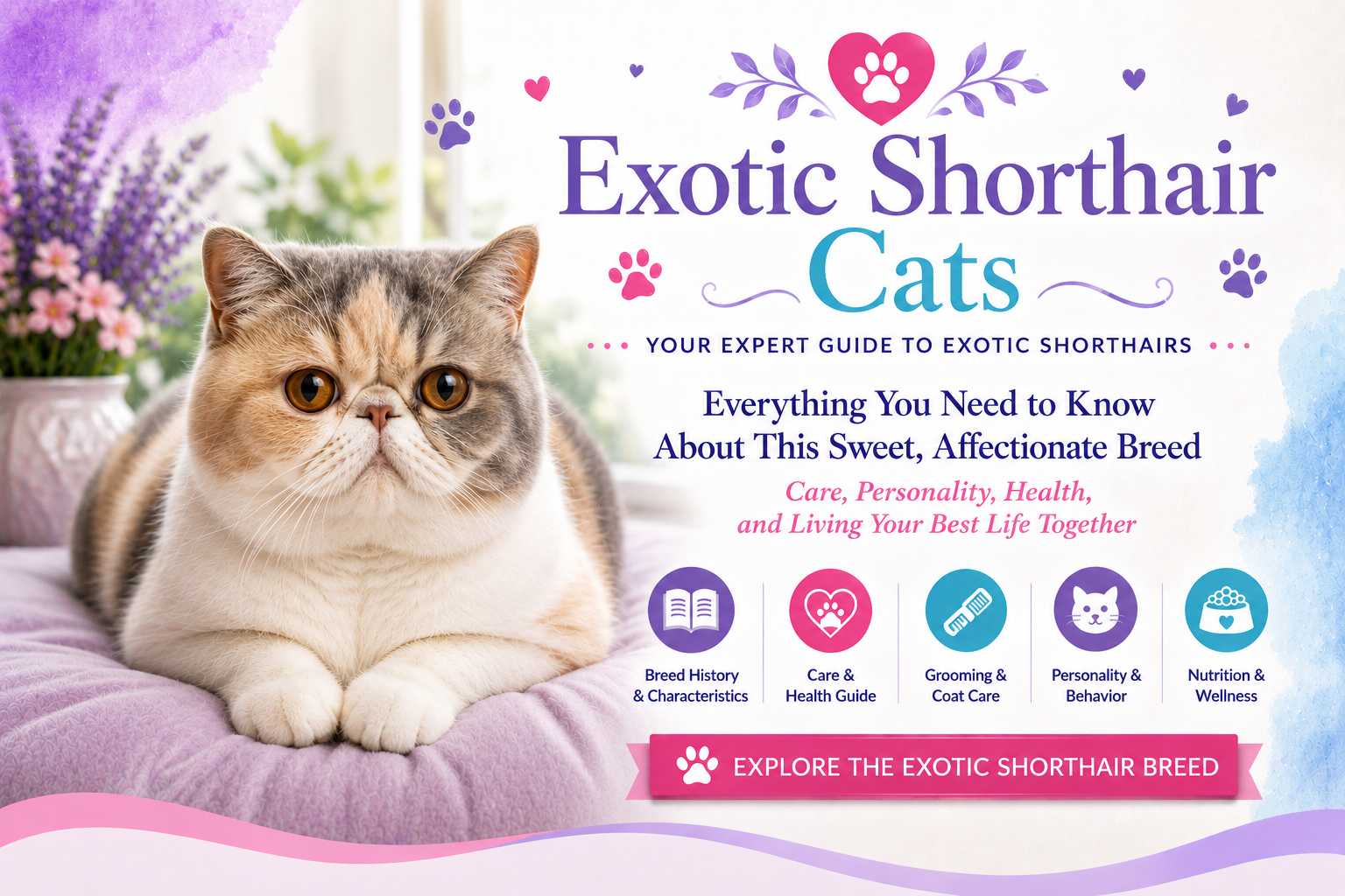 Exotic Shorthair cat breed guide hero image
