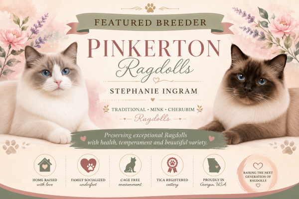 Pinkerton Ragdolls - reputable Ragdoll cat breeder in Georgia
