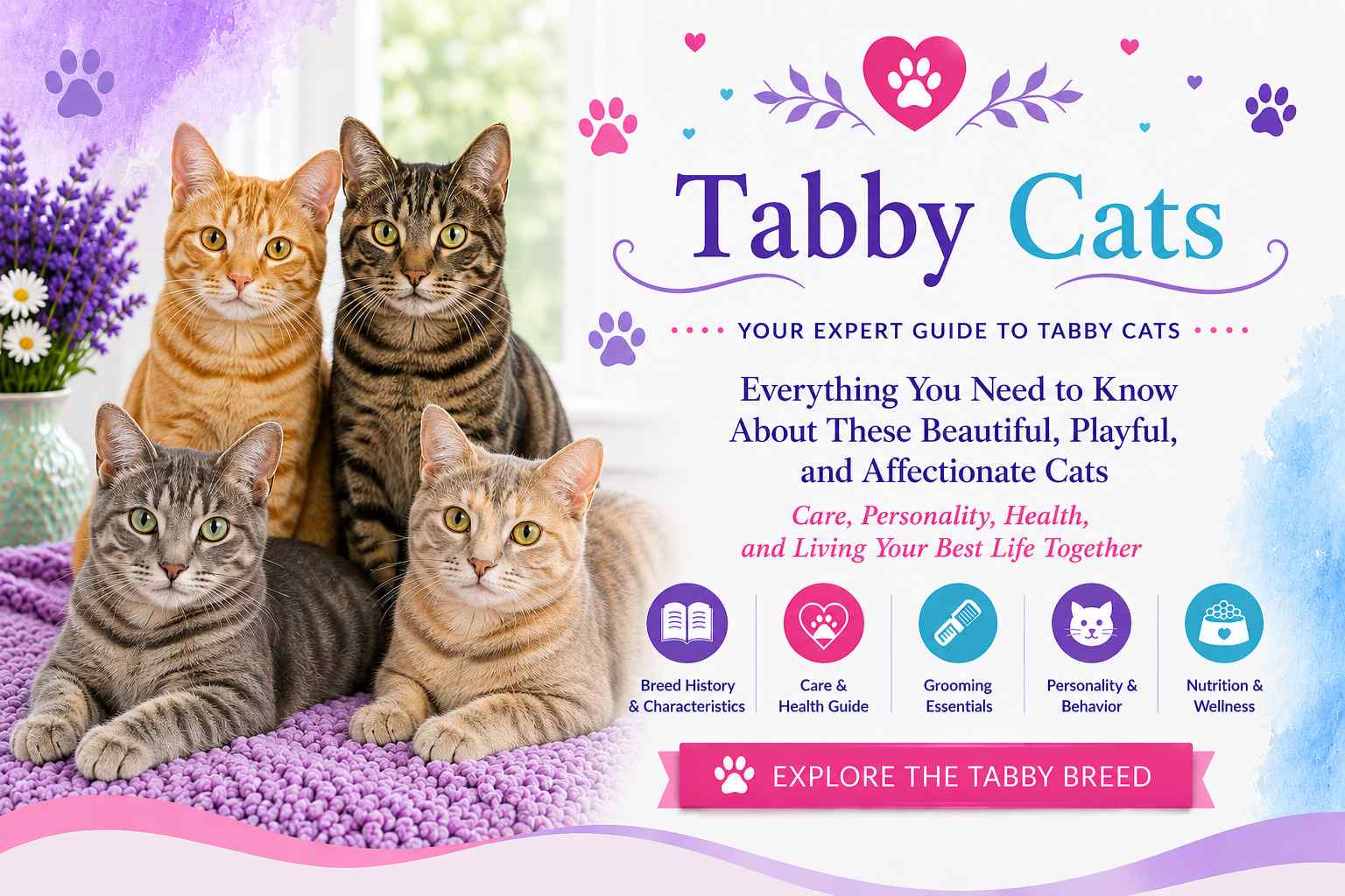 Tabby Cats Hero Image