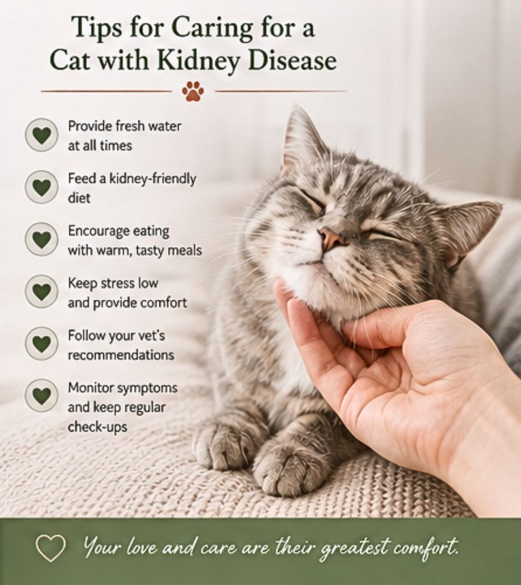 Tips for caring for a cat with kidney disease