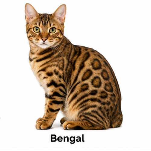 A Bengal cat