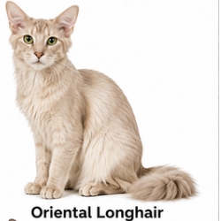 Oriental longhair cat breed