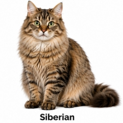 Siberian cat breed photo